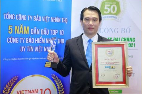 Công ty bảo hiểm nhân thọ uy tín nhất Việt Nam 5 năm liên tiếp (2016,2017,2018,2019,2020,2021)